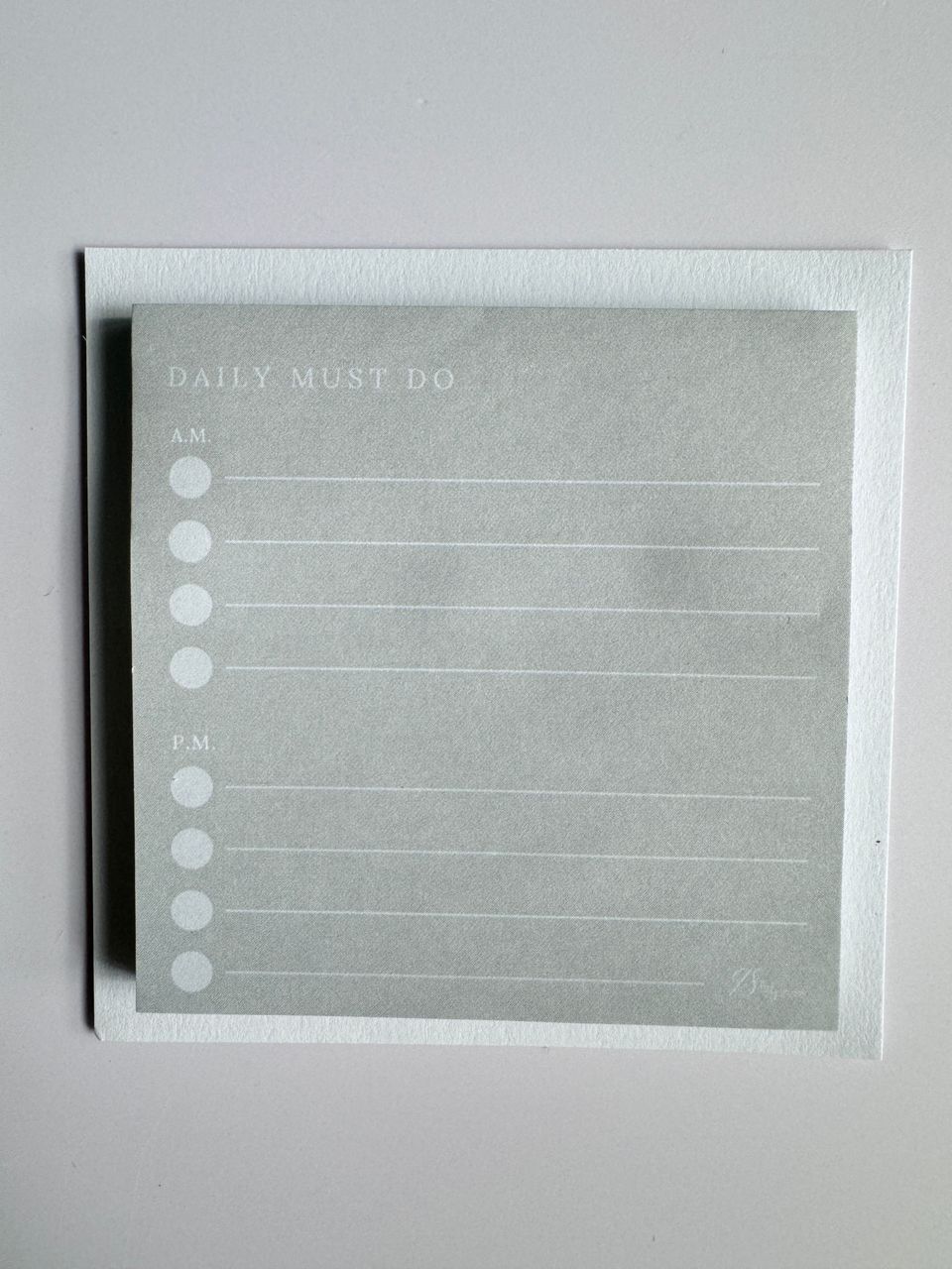 Daily Tasks Post-It Notes